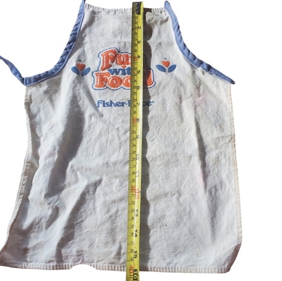 Rare Vintage Fisher Price fun with food apron and chefs hat - Picture 6 of 7